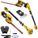 Pole Hedge Trimmer for Dewalt 20V Max Battery, No Battery