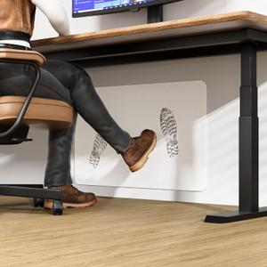 Porous Fabric Under-Desk Wall Protector, Direct On-Wall Footresting, Wall Paint Protection Pad, Easy Removal, No Residual Design, On Wall Foot Rest Pad