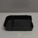 Center Console Organizer Compatible with 2024-2026 Toyota Land Cruiser/Land Cruiser 1958 Interior Accessories, Middle Armrest Storage Box Insert Tray Coin Holder (Not Fit with Cool Box) Black