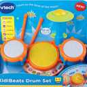 VTech KidiBeats Kids Drum Set, Orange