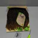 LADY MIRANDA Ombre Blonde Afro kinky Curly Braiding Hair Extensions Jerry Curl Crochet Hair 3X Braid Hair 11" Short Synthetic Hair Styles (1B/27) (10 Inch)