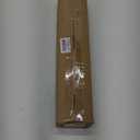 Curtain Rods for windows 32-62 inch, 5/8 inch Decorative Brown Splicing Heavy Duty Metal Curtain Rod set with Brackets