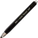 Koh-I-Noor Mechanical Hardtmuth Lead Holder with 5.6mm x 120mm Lead, Black with Clip, 1 Each (5347PN1005KK)