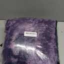 NEWCOSPLAY Super Soft Faux Fur Blanket Twin Size Dark Purple Sherpa Fuzzy Plush Warm Blanket for Sofa Bed (Dark Purple, Twin(60"x80"))