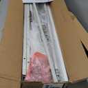 SUPERJARE Console Table with Outlet, 63 Inch Sofa Table with Charging Station, Narrow Entryway Table, Skinny Hallway Table, Behind Couch Table, for Living Room, Plants, White (7.9"D x 63"W x 31.5"H)