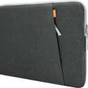 JETech Laptop Sleeve for 13-14Inch MacBook Air/Pro (M5/M4/M3/M2/M1) 2020-2025, 13-13.6 Inch Notebook, Waterproof Shock Resistant Bag Case with Accessory Pocket (Dark Grey)