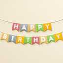 KatchOn, Colorfull Fabric Happy Birthday Banner Pre-Strung, 10 Feet | Happy Birthday Sign for Birthday Party Decorations for Women, Men | Happy Birthday Sign Backdrop for Happy Birthday Decorations