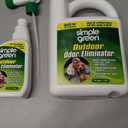 Simple Green Outdoor Odor Eliminator for Pets, Dogs, Ideal for Artificial Grass & Patio (32 oz Hose End Sprayer & 1 Gallon Refill)