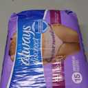 Always Discreet Adult Diapers for Women, Incontinence Underwear, Postpartum Essentials, Disposable Briefs, Max Absorbency, Bladder Leak Protection, Extra Large/XL, 15ct