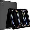 Case for iPad Pro 13 Inch M4 (2024 Model, 7th Generation), [Lightweight + Protective] Shockproof Soft Ultra Slim Cover, Black
