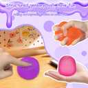 Squishy Fidget Toys Stress for Kids and Adults, Super Solid Squeeze Ball,Sensory for Stress Relief, Birthday, Easter Basket Stuffers and Party Favors (Purple)