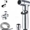 Handheld Bidet Sprayer for Toilet Kit Cleaning Assistant Jet Spray Bidet Attachment for Toilet Adjustable Water Pressure Easy Control One Button to Shut-Off Water