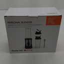 KOIOS Smoothie Blender, 900W Personal Blender for Shakes and Smoothies for Kitchen with 2 No-BPA 22oz Portable Cups, Single Serve Smoothies Maker Mixer for Juices, Nutritious Recipe (Grey Blue) (Grey Blue)