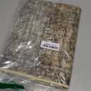 Area Rug 2x3 Washable Rug Door Mat Vintage Distressed Taupe Doormat Indoor Entrance Traditional Thin Floral Print Non Slip Carpet for Kitchen Bathroom Bedroom Living Room (Green and Brown)