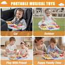 Montessori Toys for Toddlers 1-3 with LED Lights and Music, Sensory Toys Birthday Gift for Baby Boys Girls Ages 2 3 4 5