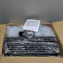 Portable Closet, 66.9 Inch Large Capacity Wardrobe Closet with Cover, Clothes Storage Organizer with Shelves and 4 Hanging Rods, Easy to Assembly, Black PCT204B01