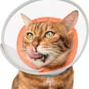 Cat Cone Collar Soft: Comfortable Waterproof Mesh Recovery Cone After Surgery to Stop Licking and Scratch, Alternative to Plastic Elizabeth Head/Neck Cone for Large Cats and Small Dogs