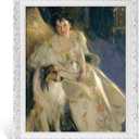 Ornate Canvas Frame for 12x16 Oil Paintings Art Prints, Antique White Frame for Landscape Portrait, Open Back Wood Frame for Home Office Gallery Wall Decor (No Plexiglass & Backing Board)