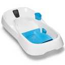 4moms Cleanwater Tub, 3-in-1 Grow-with-Me Baby Bathtub with Digital Thermometer for Newborns to Toddler, Assembled in The USA
