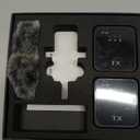 PQRQP 3 in 1 Microphone for iPhone/Android/Camera, Wireless Microphones, 328ft Transmission, 18H Battery Life, Mini Microphone for Record Interview, Vlogs, Tiktok (Ebony Black)