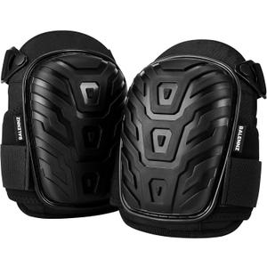 BALENNZ Professional Knee Pads for Work - Heavy Duty Foam Padding Gel Construction Knee Pads with Strong Double Straps Comfortable Knee Protection for Indoor and Outdoor Use (Knee High)