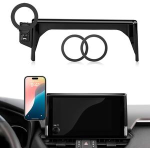 Car Phone Holder for Toyota RAV4 2019-2025 Accessories, 360 Rotation Cell Phone Mount Compatible with MagSafe, Only Fits 7/8-Inch Screen
