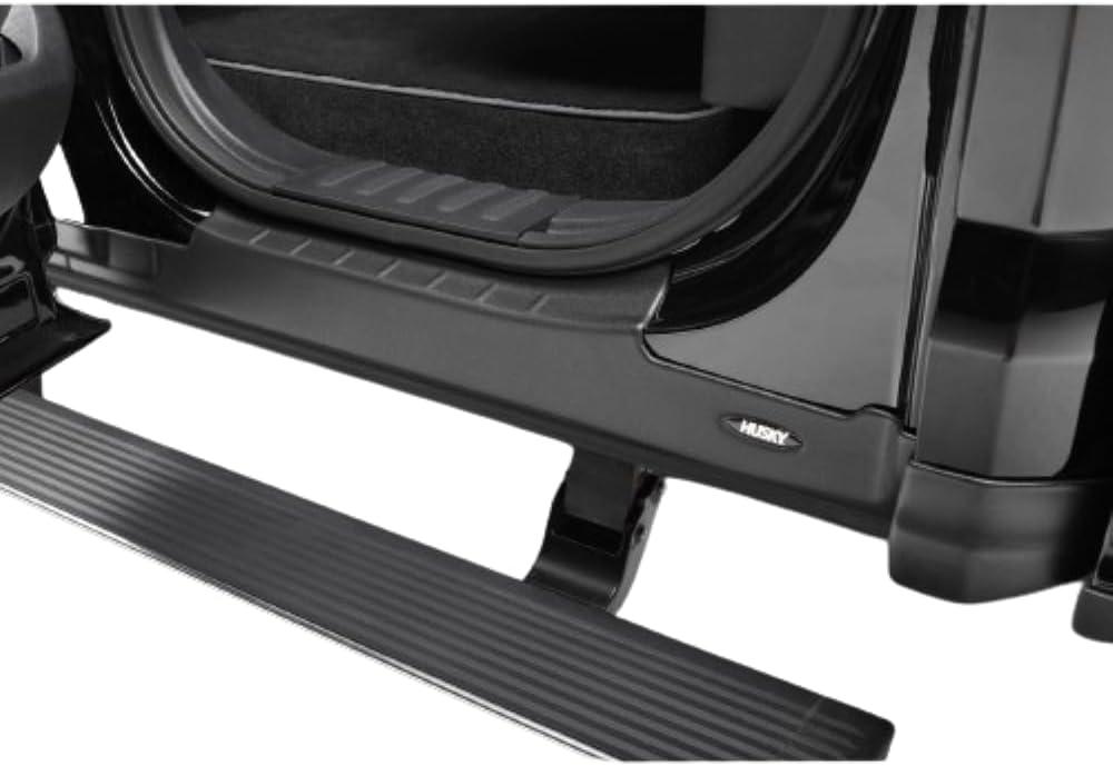 Husky Liners Trail Armor Rocker Panel | Fits 2014-2019 Chevrolet Silverado & GMC Sierra 1500 (2019 Limited); 2015-2019 Silverado, GMC Sierra 2500/3500, Double Cab | 4-pc Black - 2874089