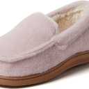Dearfoams Unisex-Child Gifts for Kids Memory Foam Cozy Amari Moccasin Slipper,2/3