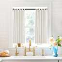 Spring Tension Curtain Rod 28 To 48 Inch Adjustable Expandable Black Tension Rod 7/8" Shower Curtain Rods No Drilling Spring Loaded Curtain Rod for Windows Bathroom Closet Kitchen Bedroom Doorway Door