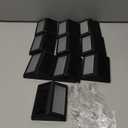 Solar Fence Lights, Waterproof Solar Outdoor Lights for Stairs Decks Steps Fences Patio Yard, LED Wall Sconce (Cool White/10 Pack)