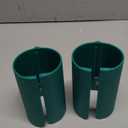 Wrapping Paper Cutter,2 Pack Gift Wrap Cutter with 4 Replaceable Blades for Birthdays,Holidays Gifts Crafting and Christmas Paper Rolls(Green)