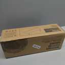 WOPITUES Wood Floating Shelves Set of 6, Shelves for Wall Decor, Farmhouse Shelf for Bedroom, Bathroom Storage Shelves, Book Shelves for Living Room - Rustic Brown (16.5 Inch)