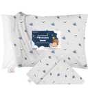 KeaBabies Toddler Pillowcase 13"x18" - Organic Cotton Toddler Pillowcase for Kids, Boys, Girls, Soft & Durable Cotton Cover for Miniature Sleepy Pillows, Cute Colors, Pillow Sold Separately (Cosmo) (1pk, Standard 13x18)