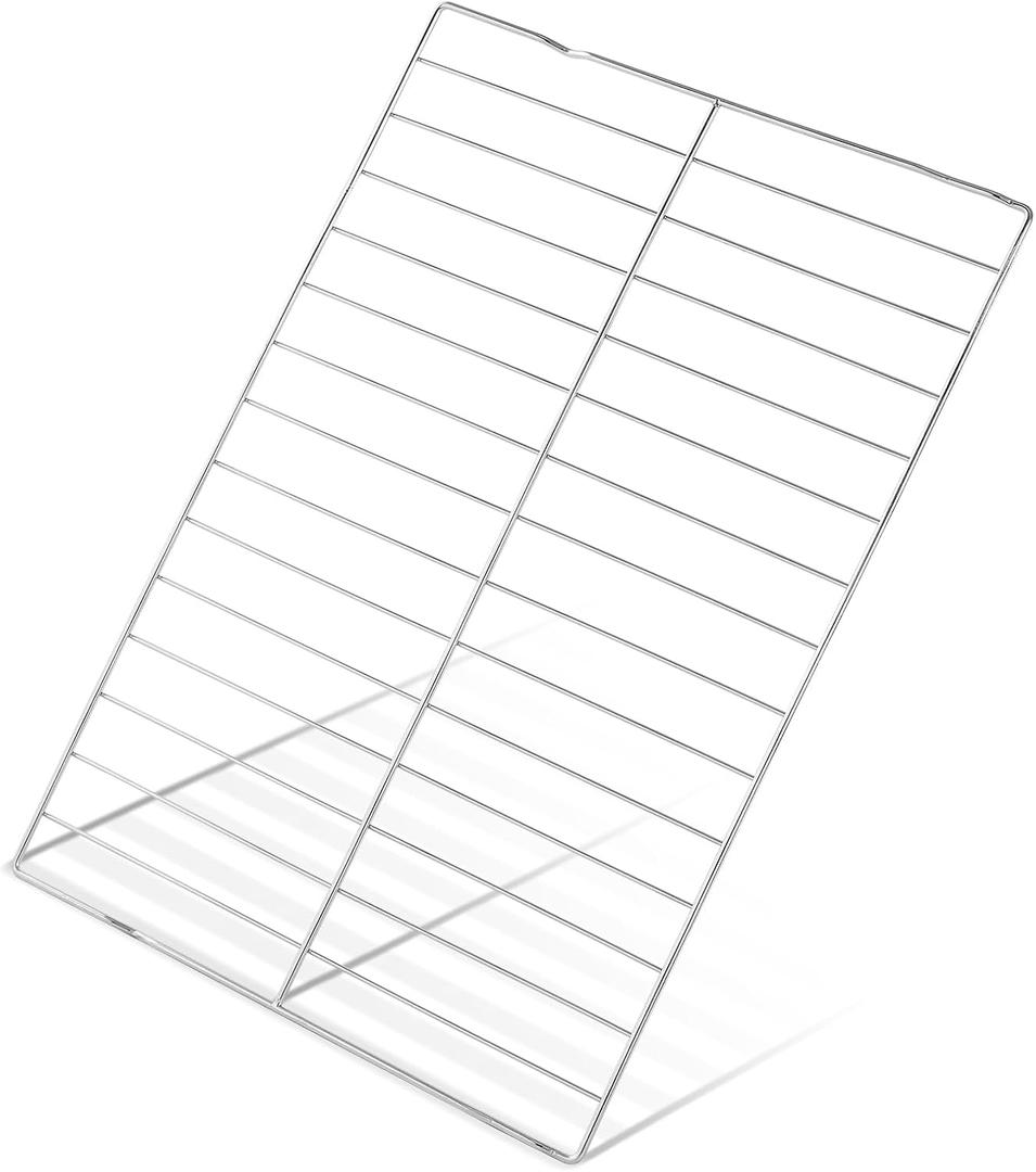 Upgraded WB48X20249 Oven Rack Replacement Parts for GE Stove Oven Parts, 23.7" x 16" Rack-flat for GE Range Oven Parts 304 Stainless Steel Oven Wire Rack Hotpoint Stove Parts Oven Rack 1 Pcs