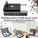 Weigh Gram 200g Digital Pocket Gram Scale 0.01g Accuracy, 200g x 0.01g Mini Digital Grams Scale, Small Food Scale, Jewelry Scale, Ounces Grains Scale With100g Calibration Weight