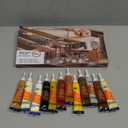 Wood Furniture Repair Kit, 12 Colors Wood Repair Kit, Wood Touch up Fillers, Repair Scratch, Cracks, Discoloration for Wooden Cabinet, Floor, Door, Table Surfaces Wood Filler Paint