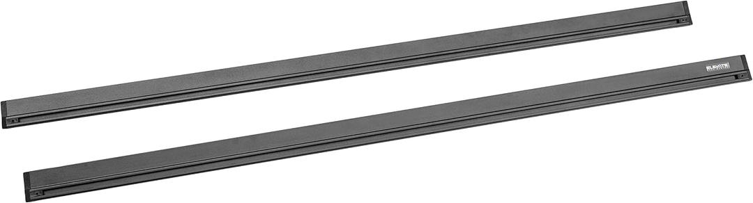 RealTruck TruXedo Elevate TS Rails | 1118329 | Fits 5' to 5'4" Beds - Compact Trucks (56" Rail Length) | RAILS & Cleats Only , Black