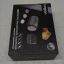 Longzon ZForge Electric Rolling Knife Sharpener Adjustable 1025 Angles, Easy Sharpening, Professional Kitchen Knife Sharpener Kit with Diamonds Discs for All Kitchen Knife Sets (Black)