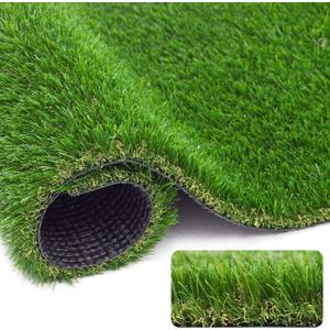 1.38" Artificial Turf Grass,4FT x 6FT Fake Grass Rug Indoor Outdoor,Realistic High-Density Sturdy Artificial Turf Carpet for Dogs Pets Garden Lawn Landscape