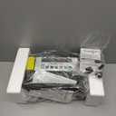 Bonsenkitchen Vacuum Sealer Machine, Globefish Technology for Perfect Vacuum Sealing, Powerful Low-Noise Food Vacuum Sealer with Easy Handle Design, Built-in Cutter and Bag Storage, 2 Bag Rolls (Silver Black)