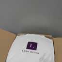 Lush Decor Reyna Ruffle Comforter Set - 3 Piece Full/Queen Size Ruffle Comforter Set - Elegance for Bedroom - Full/Queen, Pure White