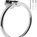 SetSail Towel Holder for Bathroom Wall Stainless Steel Hand Towel Ring Heavy Duty Towel Hanger for Bathroom, Mirror Silver