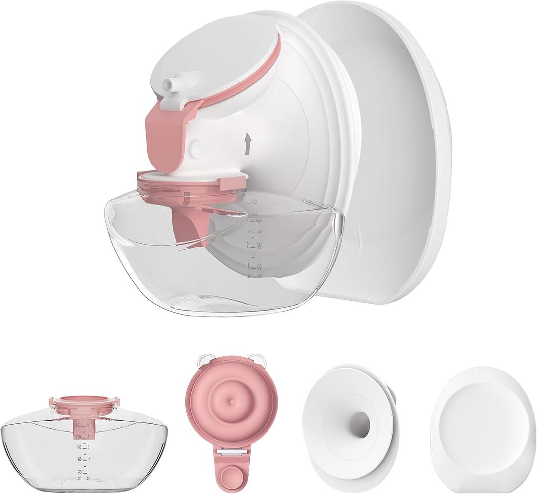 1 Pack M9 Full Set Breast Replacement Part for Momcozy Upgraded Mobile Flow | Upgraded M9, Including 24mm Flange, Red Valve, Red Diaphragm, Storage Bottle, Not Original Parts, 1 Overall Red