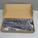 Nekon Key Holder Wall Mount, 12.8" W x 5.6" H x 3.7" D Wall Mounted Key and Mail Organizer with 6 Key Hooks, Key Racks for Home Entryway Decor (Black)