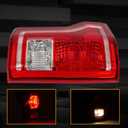 RANSOTO F150 Tail Light Compatible With Ford F-150 2015 2016 2017 Rear Brake Lights with Bulbs Left Driver Side Tail Lamps Replace FL3Z13405A-PFM, FO2800239