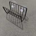 Stainless Steel Sink Sponge Holder Drain Rack Kitchen Organizer (BLACK, XLARGE)