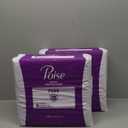 Poise Incontinence & Postpartum Pads for Bladder Leaks, 6 Drop Ultimate Absorbency, Long Length, 90 Count, Packaging May Vary