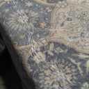 KILOCOCO 2x5 Runner Rug, Moroccan Super Soft Washable Hallway Runner Rug, Accent Print Faux Wool Kitchen Runner Rug 5 Feet Non-Slip Runners Boho Rug Runners for Laundry Room Bedroom, Blue/Multi