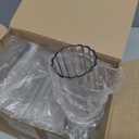 Ninehaoou 12 Pcs Plastic Small Cylinder Vases for Centerpieces Wedding Decoration, Clear Ribbed Bud Flower Vases Bulk for Wedding Bridal Shower Birthday Living Room Table Decor (5.5 Inch,Cylinder)