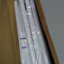 2pack Tension Curtain Rod 30 to 62 Inch, White Spring Tension Curtain Rod Adjustable Expandable Curtain Rod No Drilling, Spring Loaded Curtain Rods for Windows, Bedroom, Doorway Door, Closet